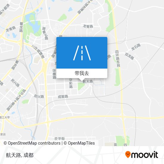 航天路地图