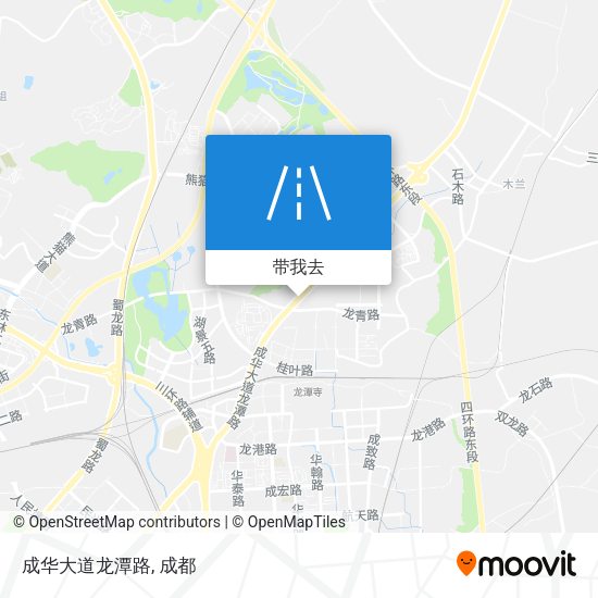 成华大道龙潭路地图