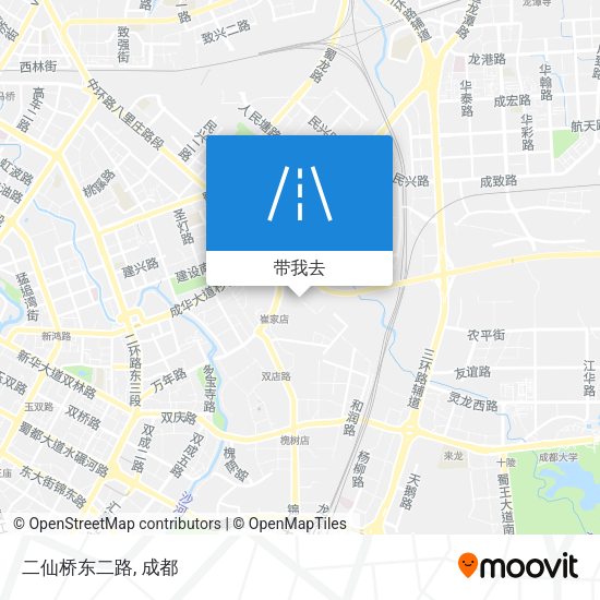 二仙桥东二路地图
