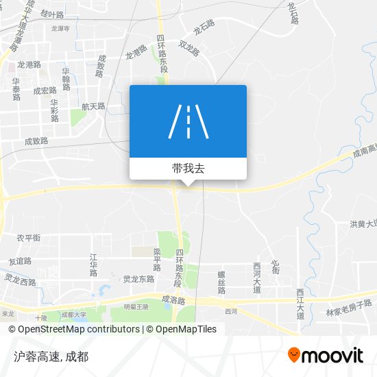 沪蓉高速地图