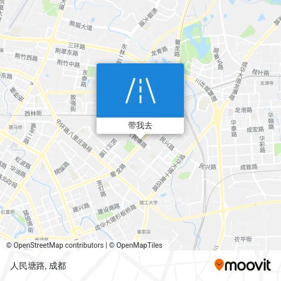 人民塘路地图