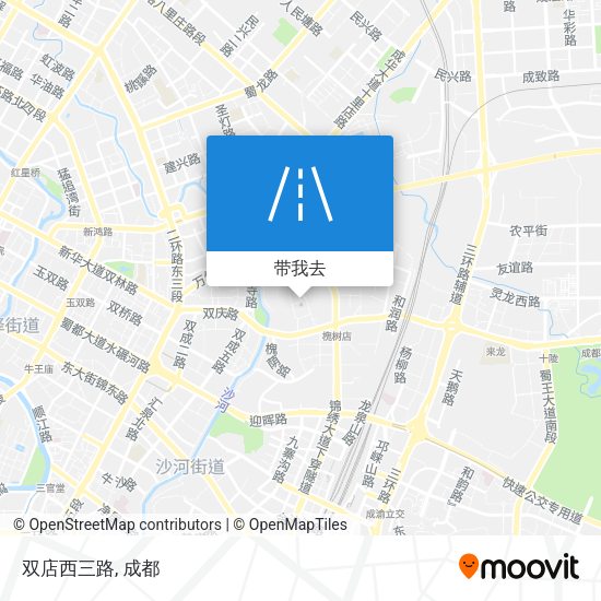 双店西三路地图