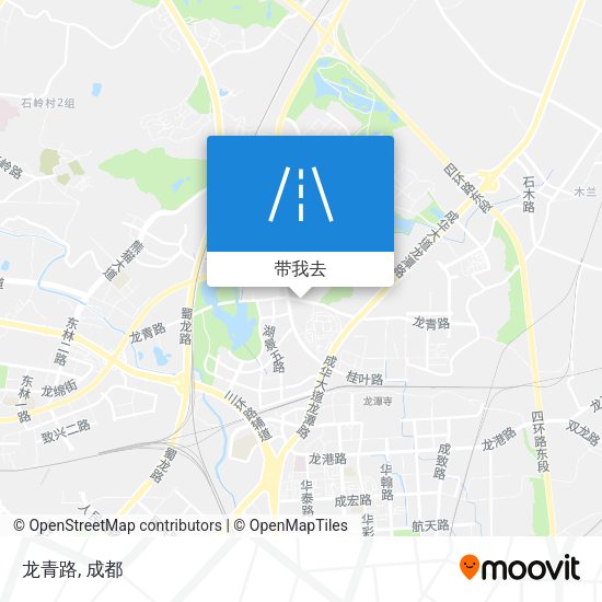 龙青路地图