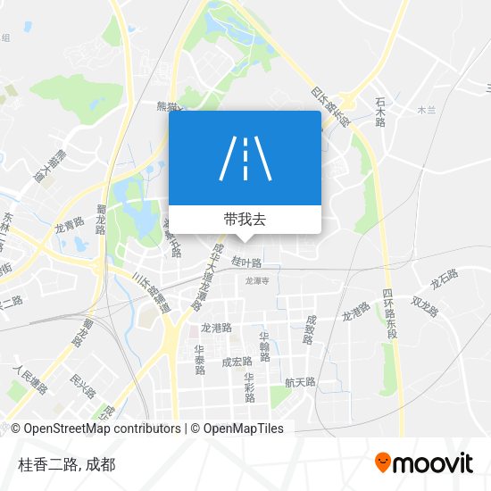 桂香二路地图