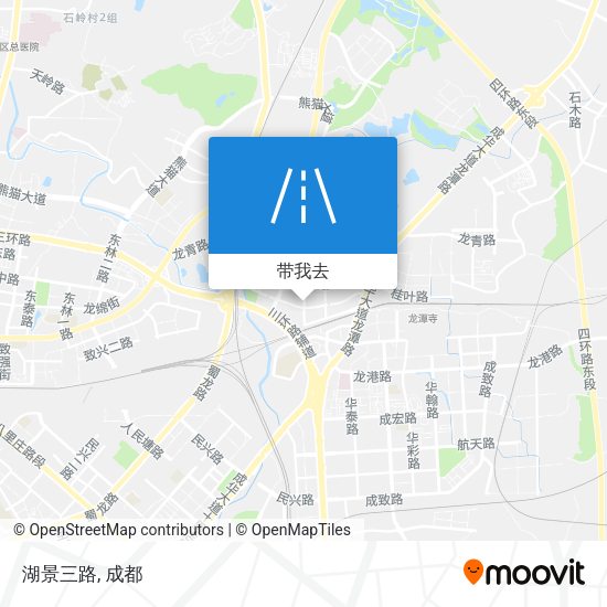 湖景三路地图