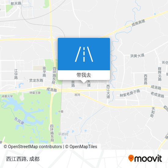 西江西路地图