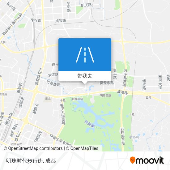 明珠时代步行街地图
