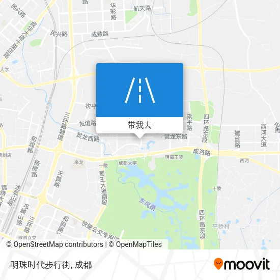 明珠时代步行街地图