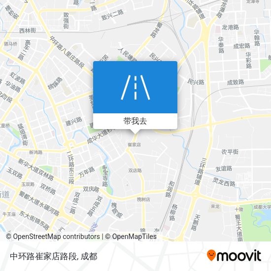 中环路崔家店路段地图