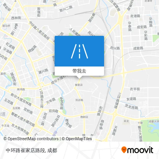 中环路崔家店路段地图