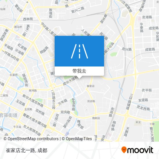 崔家店北一路地图