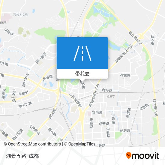 湖景五路地图