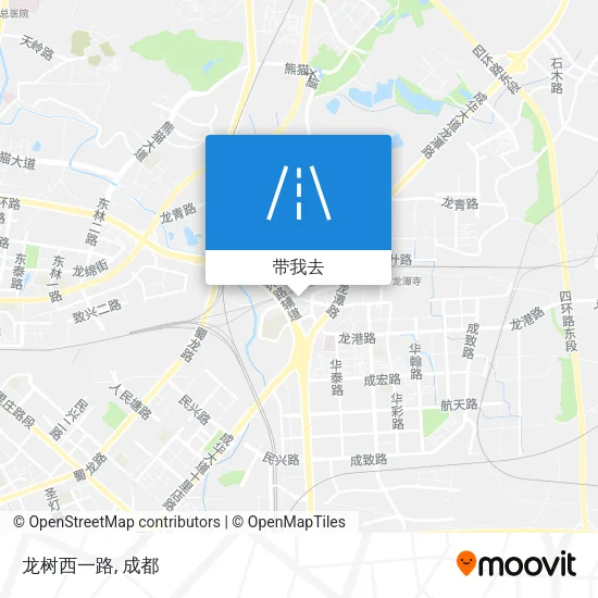 龙树西一路地图