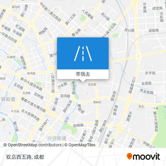 双店西五路地图