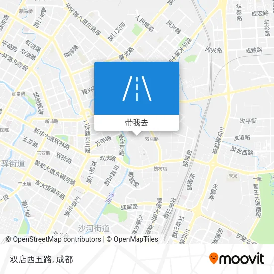 双店西五路地图