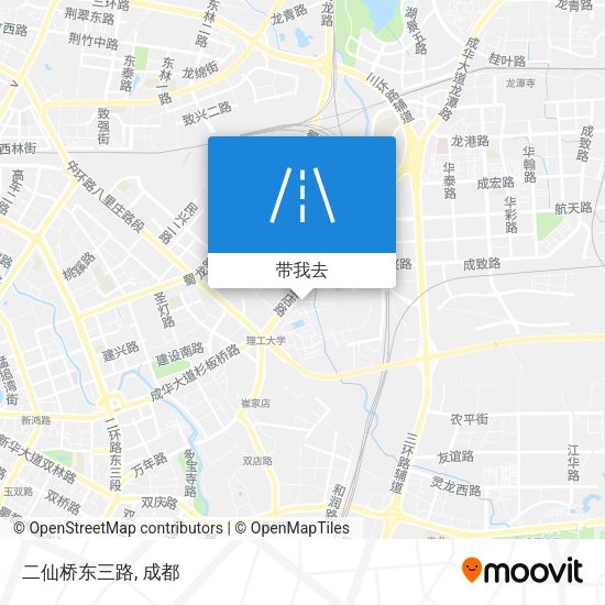 二仙桥东三路地图
