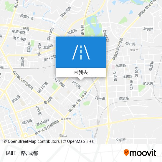 民旺一路地图