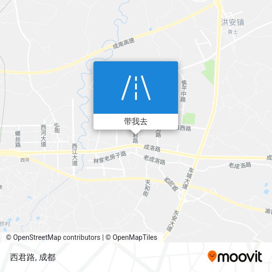 西君路地图
