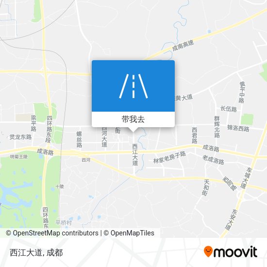 西江大道地图