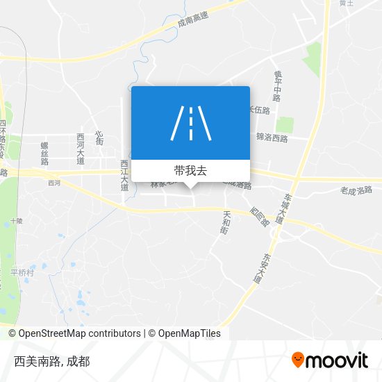 西美南路地图