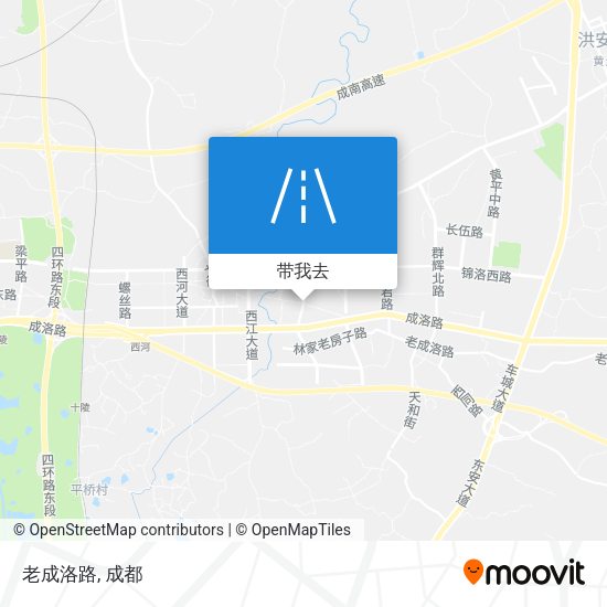 老成洛路地图