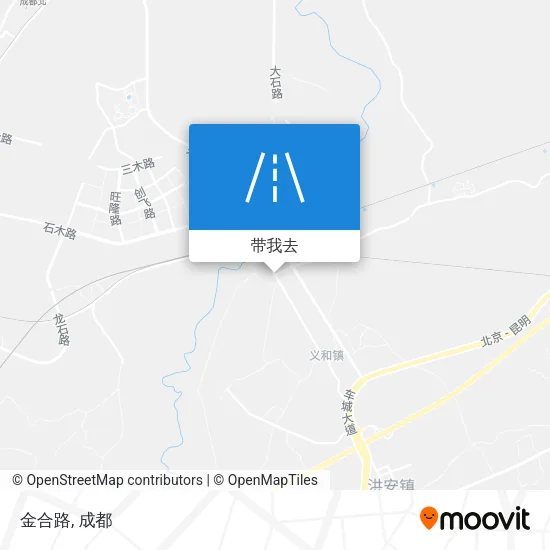 金合路地图