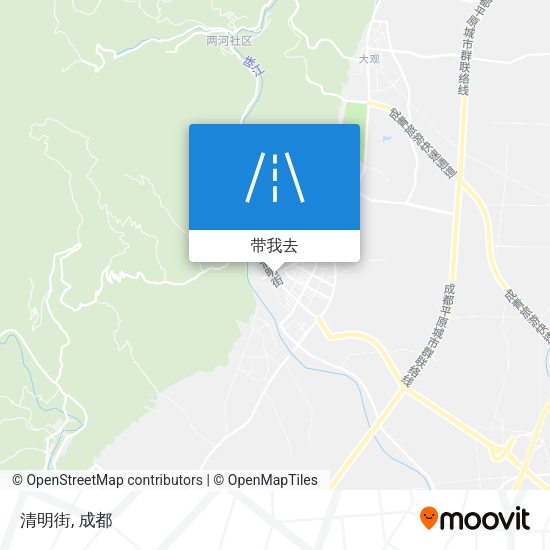 清明街地图