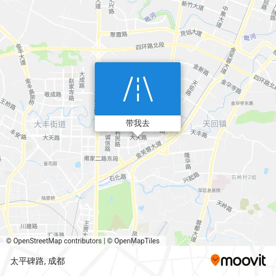 太平碑路地图