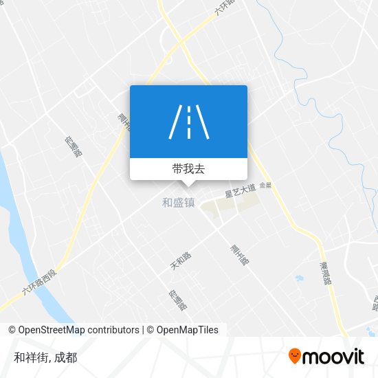 和祥街地图