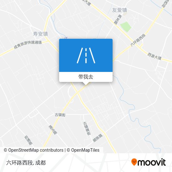 六环路西段地图