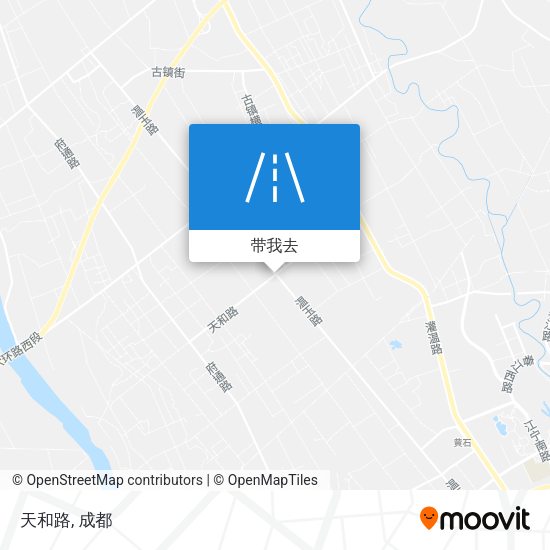 天和路地图