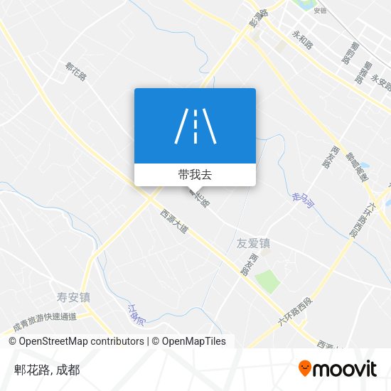 郫花路地图