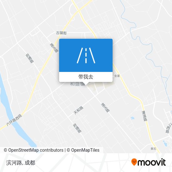 滨河路地图
