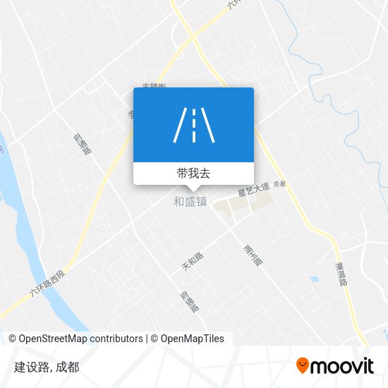 建设路地图