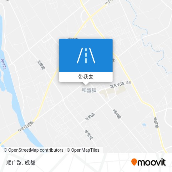 顺广路地图