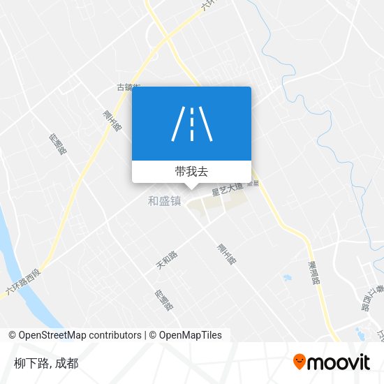 柳下路地图