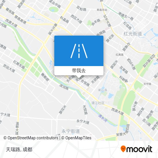 天瑞路地图