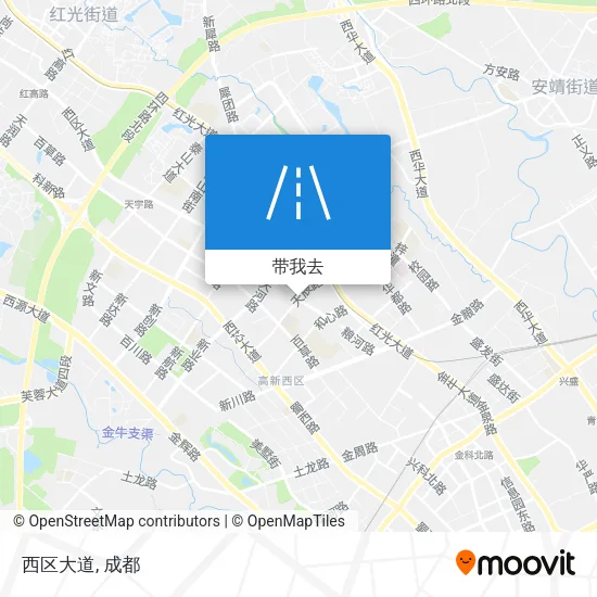 西区大道地图