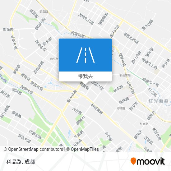 科晶路地图
