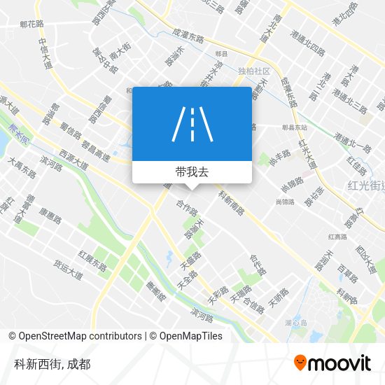 科新西街地图