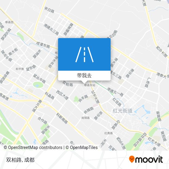 双柏路地图