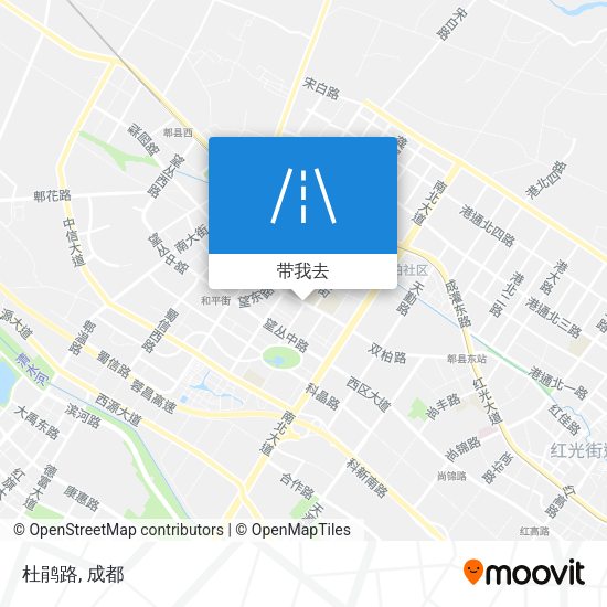 杜鹃路地图
