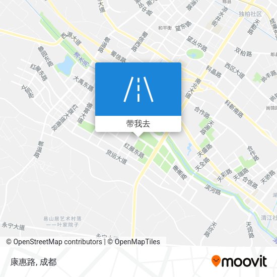 康惠路地图