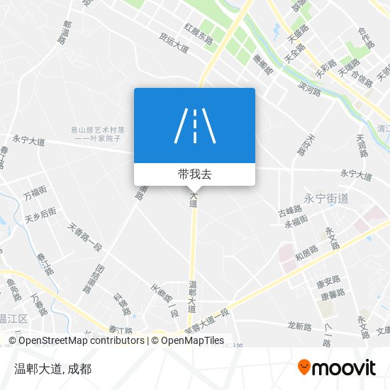 温郫大道地图