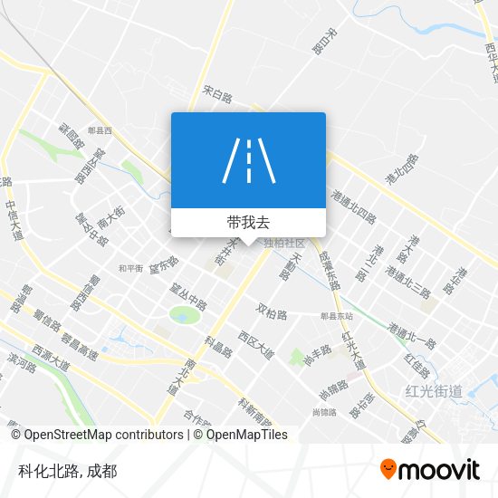 科化北路地图