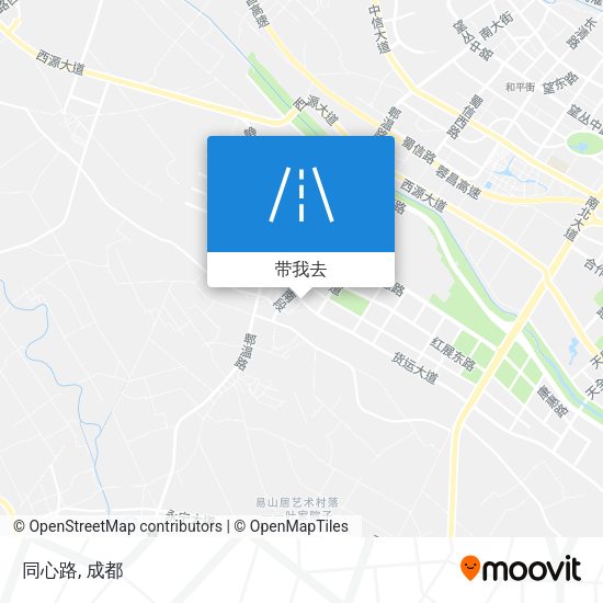 同心路地图