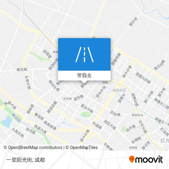 一里阳光街地图