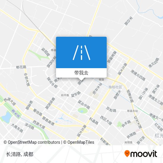 长清路地图