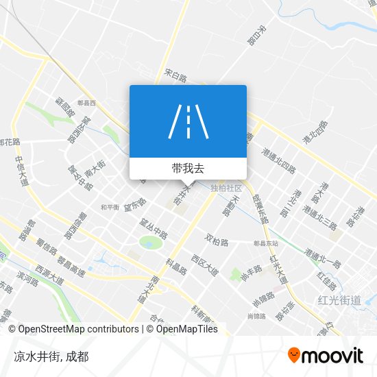 凉水井街地图