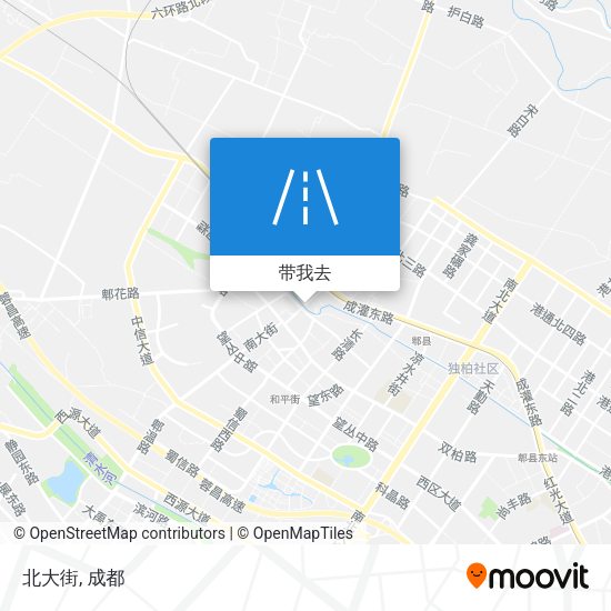北大街地图